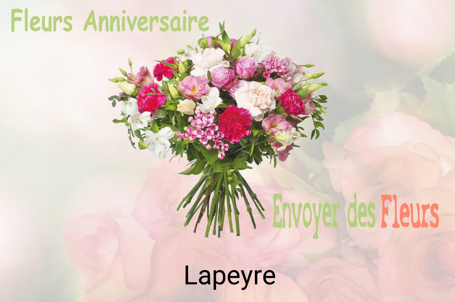 Bouquet de fleurs d’anniversaire livré à Lapeyre